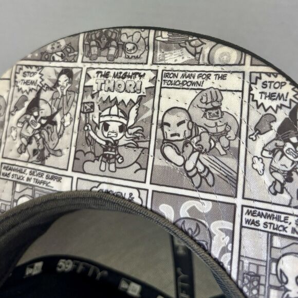 New Era Tokidoki Spider-Man Marvel 59fifty Fitted Hat 7 1/2 Simone Legno Black - Picture 5 of 11